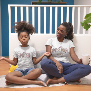  Mini Groovy with custom name Matching kids T-Shirt