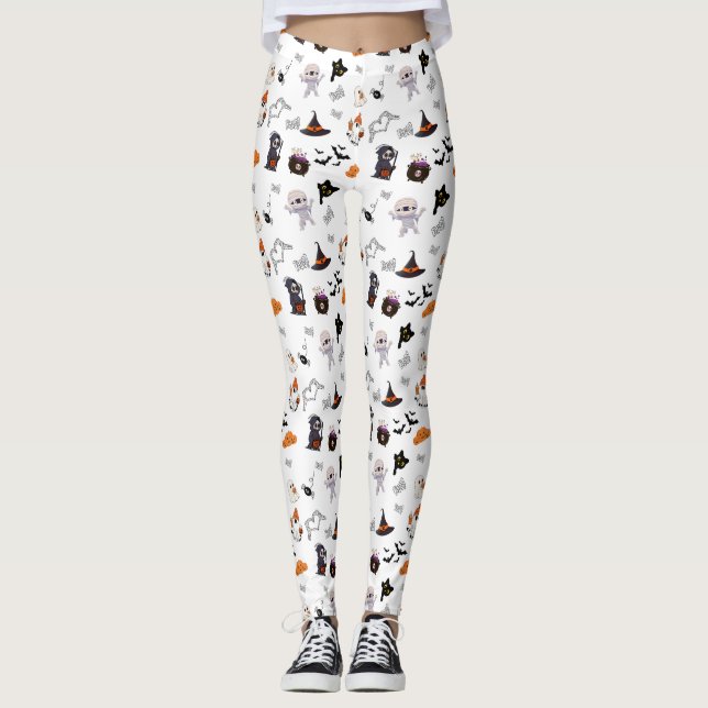 Mini Halloween Character Leggings (Front)
