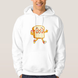 Mini Heart Bread Smile Hoodie
