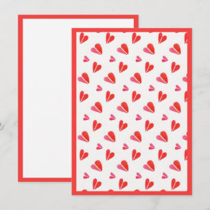 MINI HEARTS 4.5x6.25 Flat Card II / Vertical