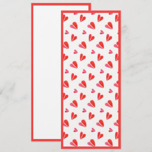 MINI HEARTS 4x9.25 Flat Card II / Vertical