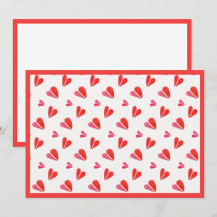 MINI HEARTS 5x7 Flat Card II / Horizontal