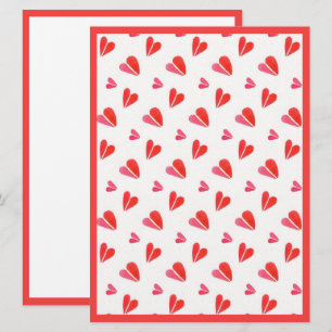 MINI HEARTS 6.5x8.75 Flat Card II / Vertical