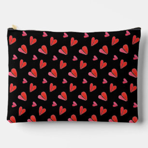 MINI HEARTS II Large Accessory Pouch Bag