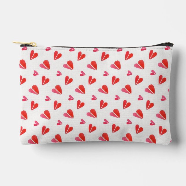 MINI HEARTS Small Accessory Pouch Bag (Front)