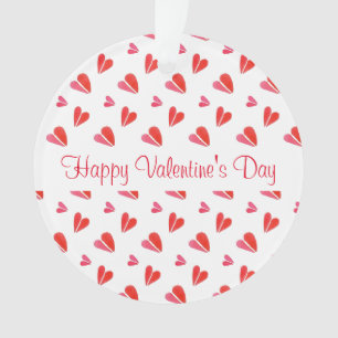 MINI HEARTS Valentine Acrylic Circle Ornament
