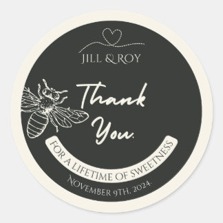 Mini Honey Jar Lid Stickers