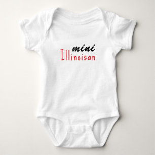 Mini  Illinoisan, Baby Gift, Girl, Boy, Unisex  Bodysuit