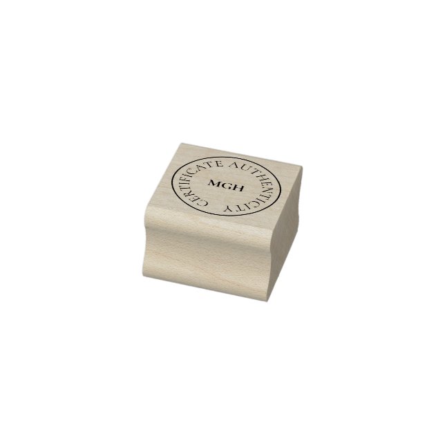 Mini Initials Certificate of Authenticity Stamp (Stamp)