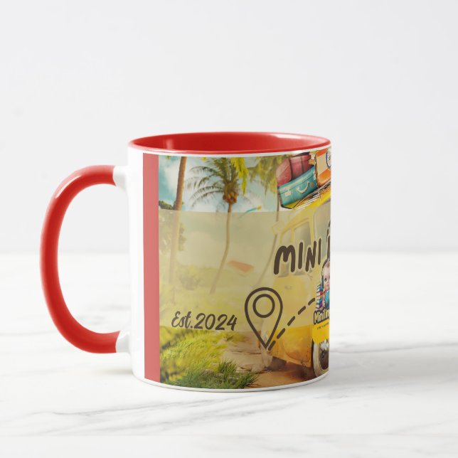 Mini linguist student of languages editable mug (Left)