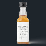 Mini Liquor Bottle Labels 3" x 2" (set of 10)<br><div class="desc">Customise your design in Templett. After you are done editing,  download your file in a JPG format (don't forget to turn on the bleed option). Upload your design here by clicking on the blue "Personalise" button.</div>