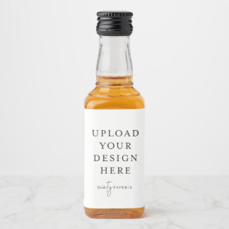 Mini Liquor Bottle Labels 3" x 2" (set of 10)