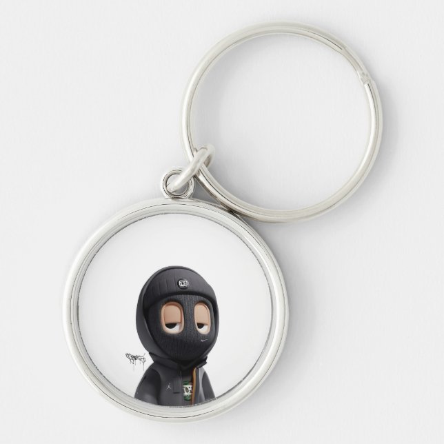 Mini Map Key Ring (Front)