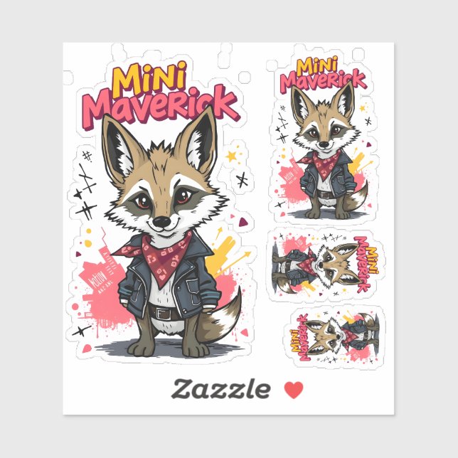 Mini Maverick Cool Rebel Coyote Playground Punk  (Sheet)