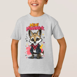 Mini Maverick Cool Rebel Coyote Playground Punk T-Shirt