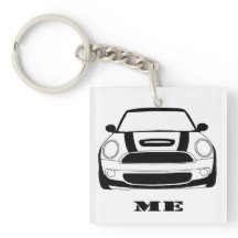 MINI Me Key Chain - 2 sided square