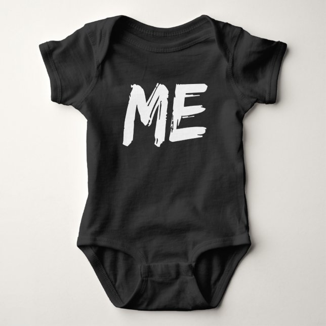 mini me matching with me baby bodysuit (Front)