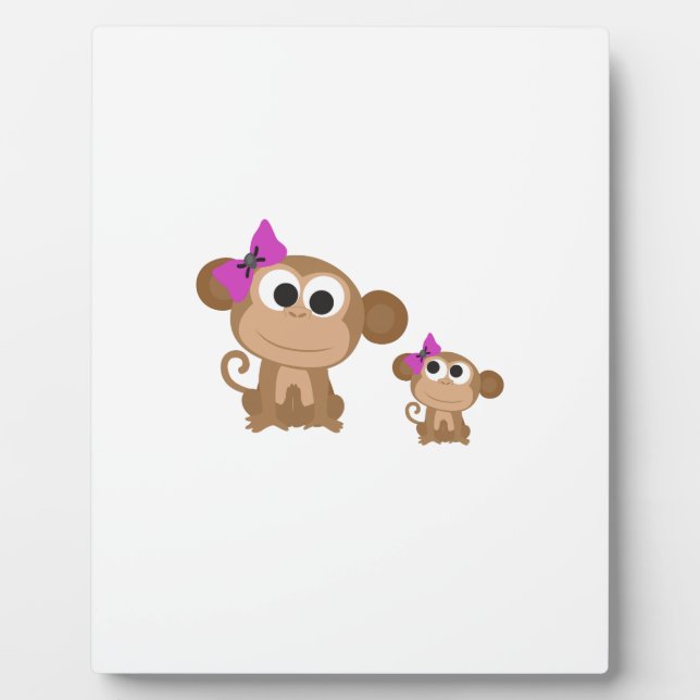 Mini me monkey plaque (Front)