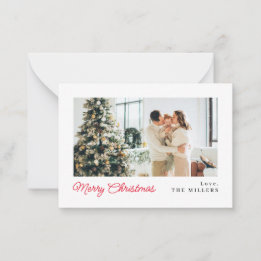 MINI Minimalist Classic Merry Christmas Card