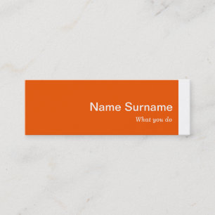 Mini Modern Profile Business Card Template