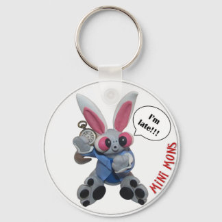 Mini Mons "I'm LATE" Key-chain Key Ring