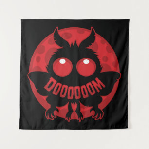 Mini Moonlit Mothman of DOOOOOOM Tapestry