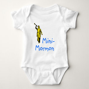 Mini-Mormon, baby, lds, mormon, lds gifts Baby Bodysuit