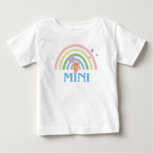 MINI – Pastel Rainbow Teddy Tee for Babies
