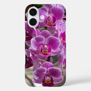Mini Phalaenopsis Sogo Vivien Purple Orchid Flower iPhone 16 Case