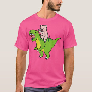 Mini Pig Riding T-Rex Dinosaur Pet  T-Shirt