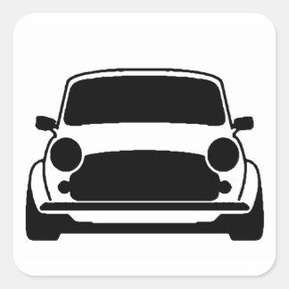 Mini Plain and Simple Square Sticker
