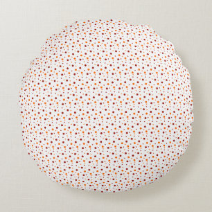 Mini Polka Dot Pattern Round Cushion