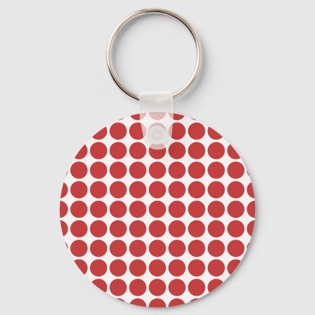 Mini Polka Dots Keychain (Front)