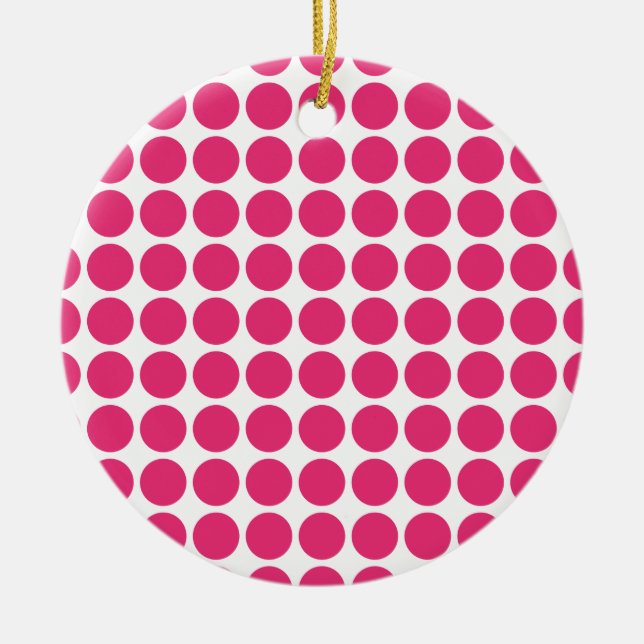Mini Polka Dots Ornament (Front)