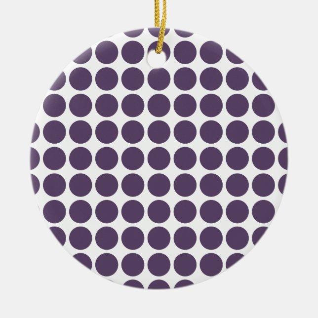 Mini Polka Dots Ornament (Front)