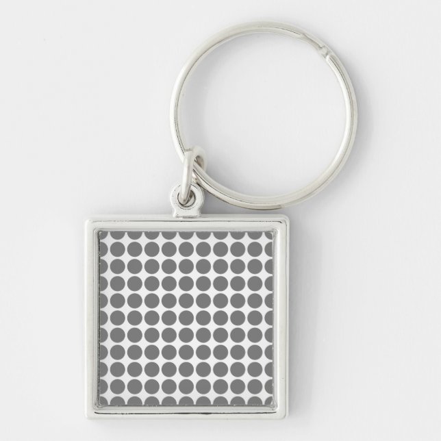 Mini Polka Dots Premium Keychain (Front)