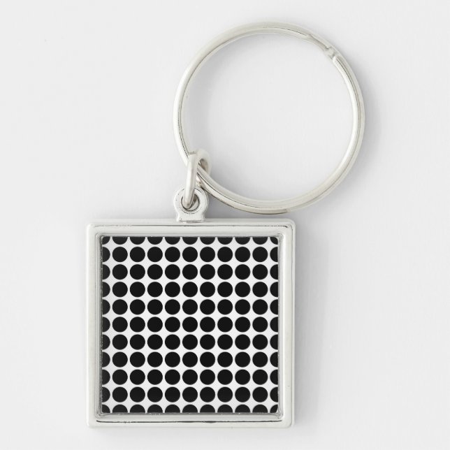 Mini Polka Dots Premium Keychain (Front)