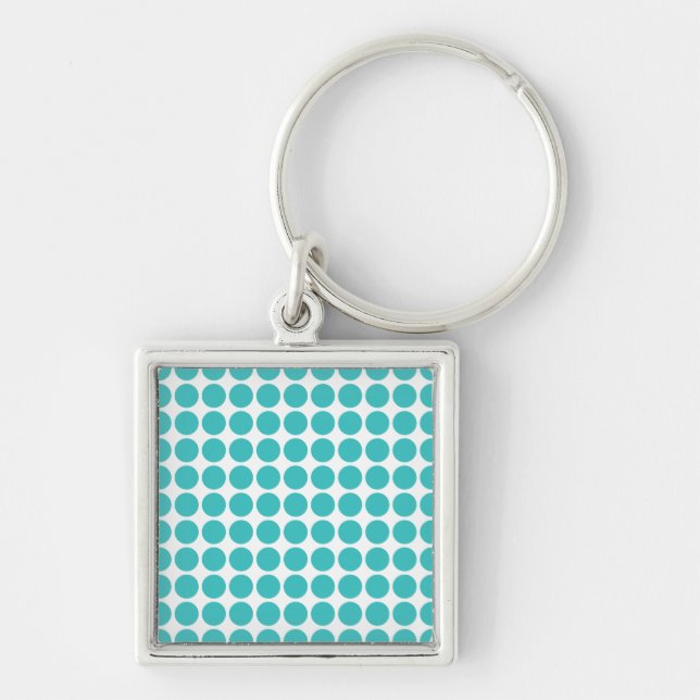 Mini Polka Dots Premium Keychain (Front)