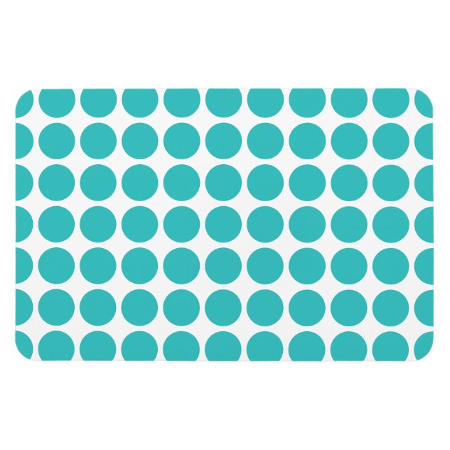 Mini Polka Dots Premium Magnet (Horizontal)