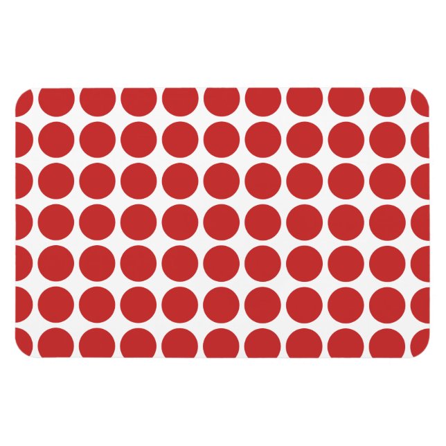 Mini Polka Dots Premium Magnet (Horizontal)