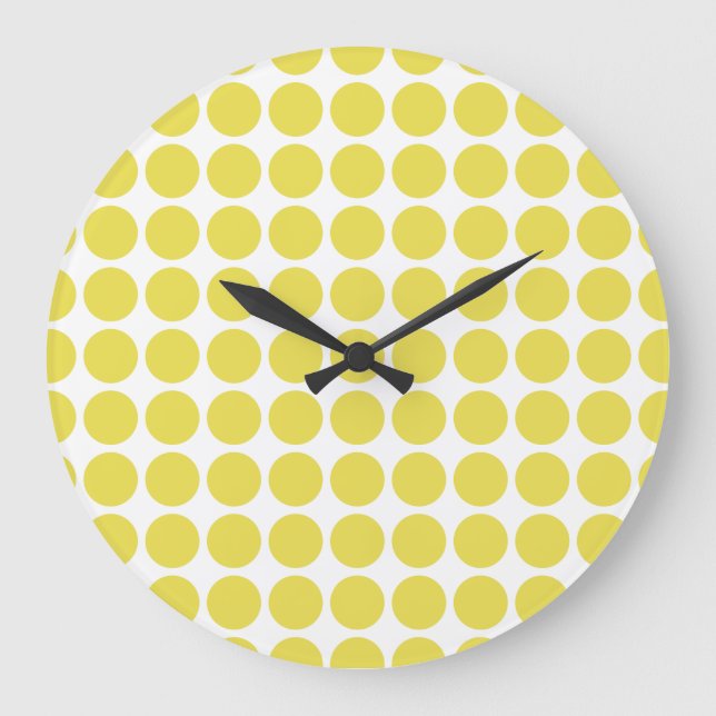 Mini Polka Dots Wall Clock (Front)