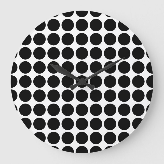 Mini Polka Dots Wall Clock (Front)