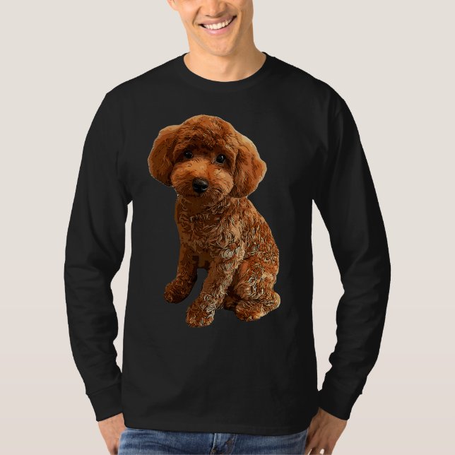 Mini Poodle Golden Doodle T-Shirt (Front)