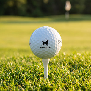 Mini Poodle Golf Dad Titleist Pro V1 Ball Gift