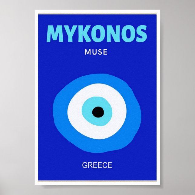 Mini Poster - Mykonos Muse Greece (Front)