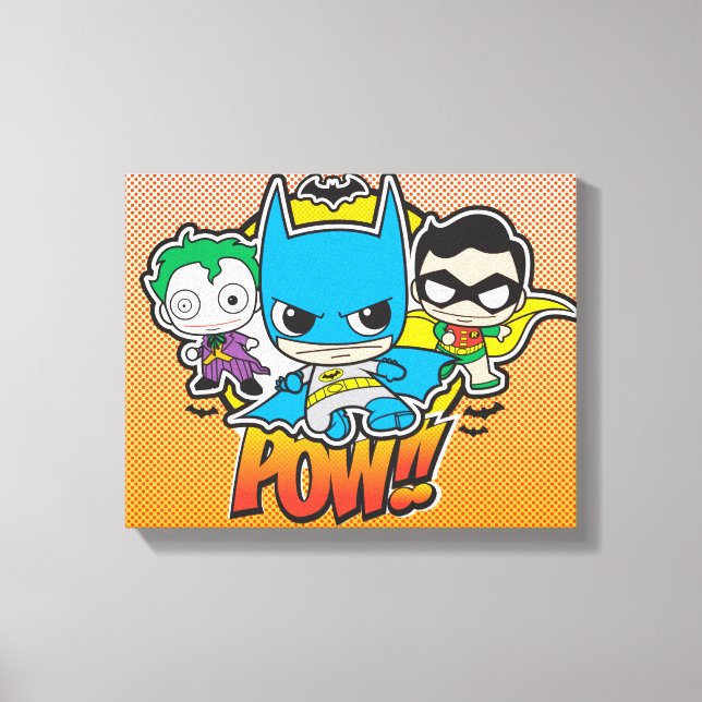 Mini Pow Canvas Print (Front)
