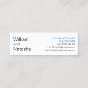 Mini Profile Card - Consultancy partnership