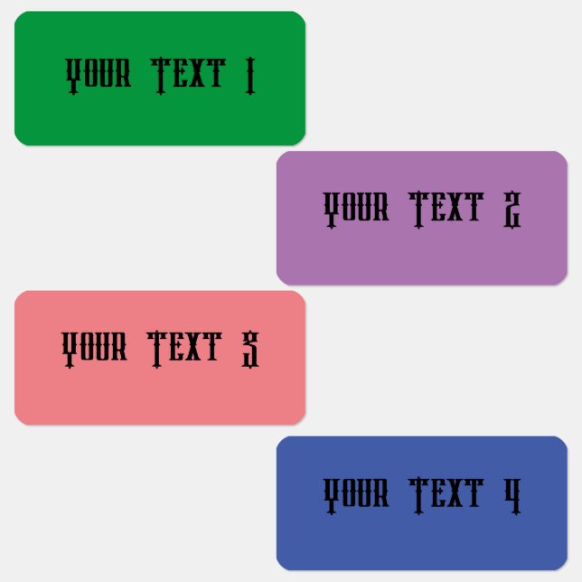 Mini Rectangle Waterproof Label (Group)