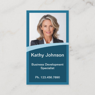 Mini Resume Card Networking Card Blue