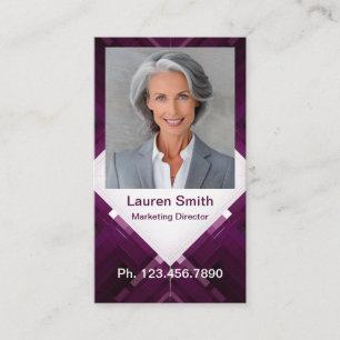 Mini Resume Card Networking Card Geo Modern